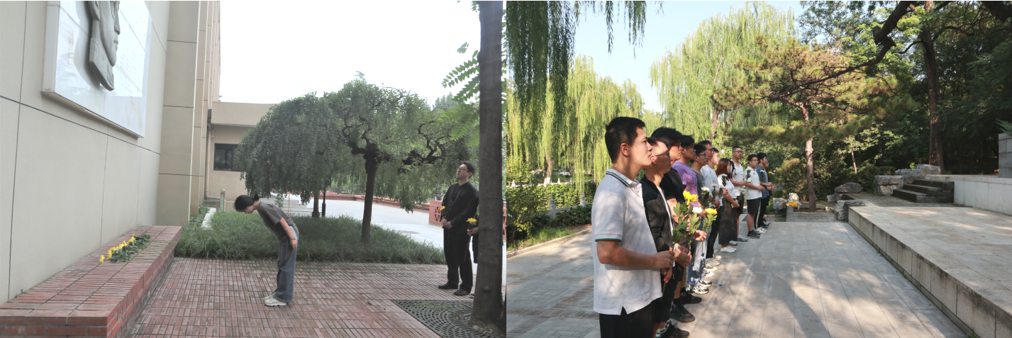 20230918-乐鱼在线平台博士生讲师团举行纪念“九·一八”事变现场宣讲活动-校研团-同学们为英烈献花.png