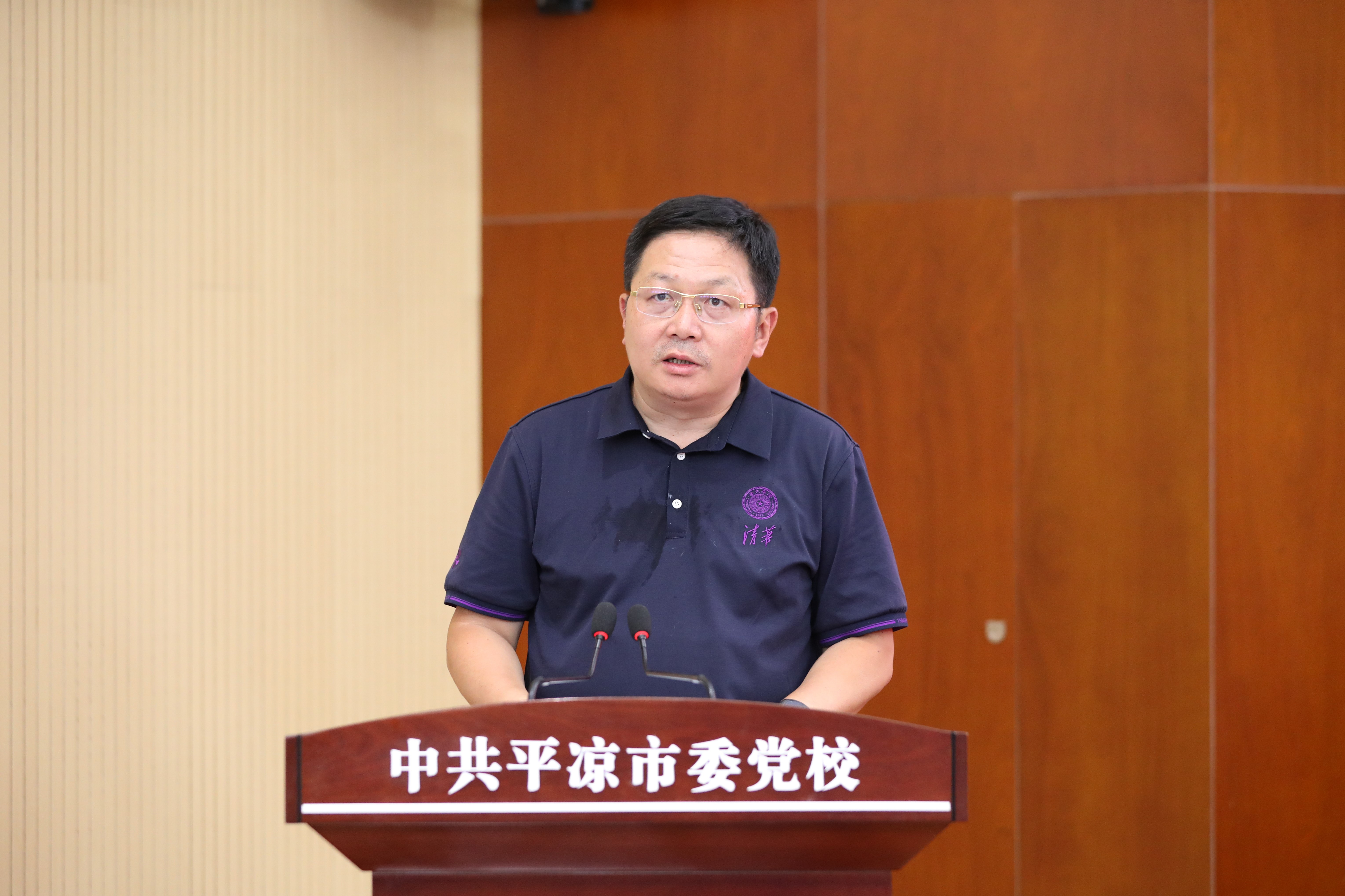 20230710-乐鱼在线平台乡村振兴甘肃平凉远程教学站揭牌暨乡村教师护眼灯捐赠仪式  -乐鱼在线平台继续教育学院院长刘震讲话-平凉融媒体中心拍摄.jpg