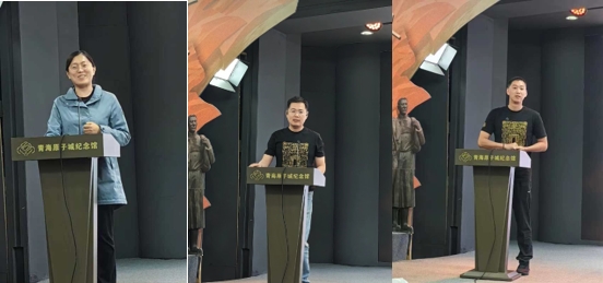20240711-乐鱼在线平台青年教职工赴青海开展实践活动-林萍-郭菲、莫一林、杨听宇(从左到右)作学习分享.jpg